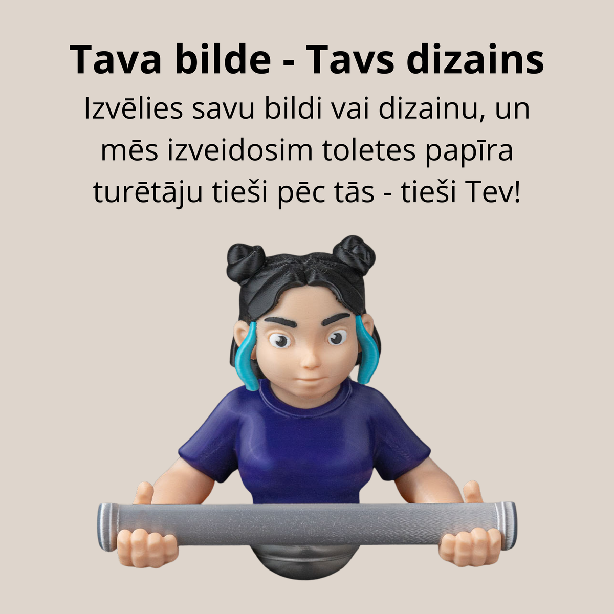 “Rullīša Sargs” – Tualetes papīra turētājs